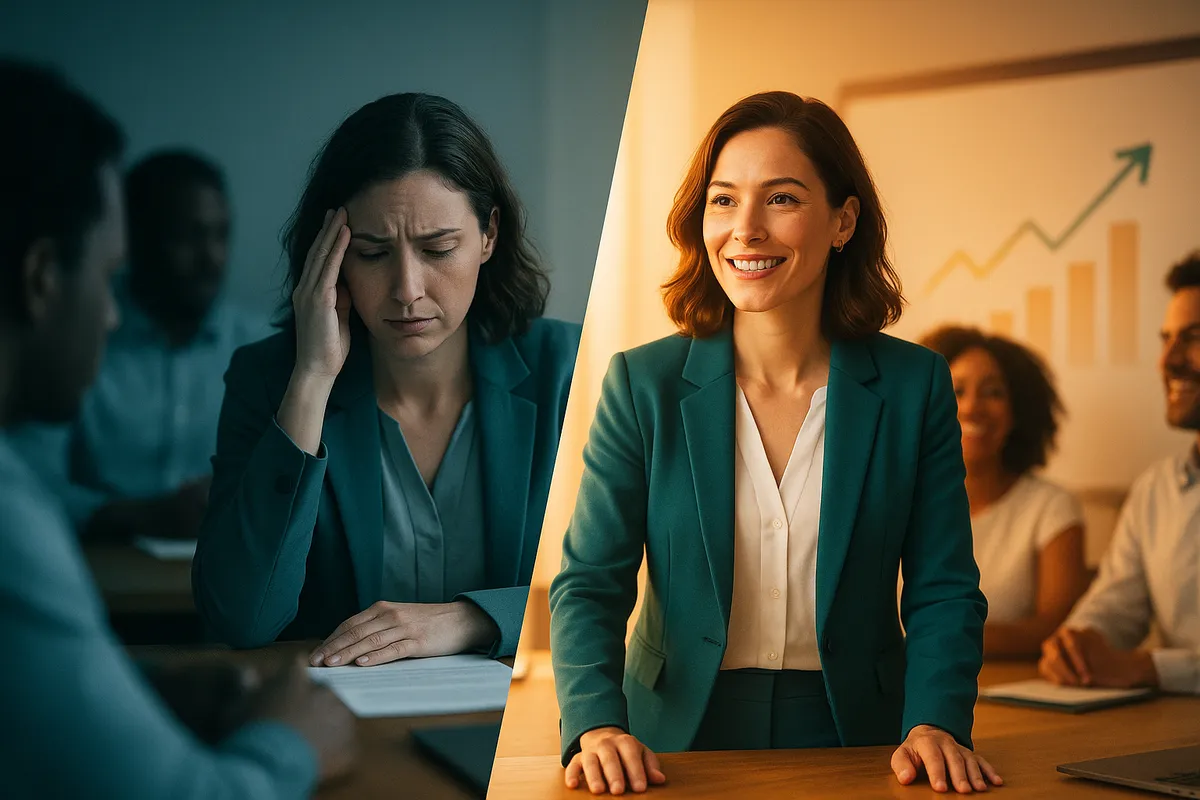 Leader transformation: from frustrated to confident
